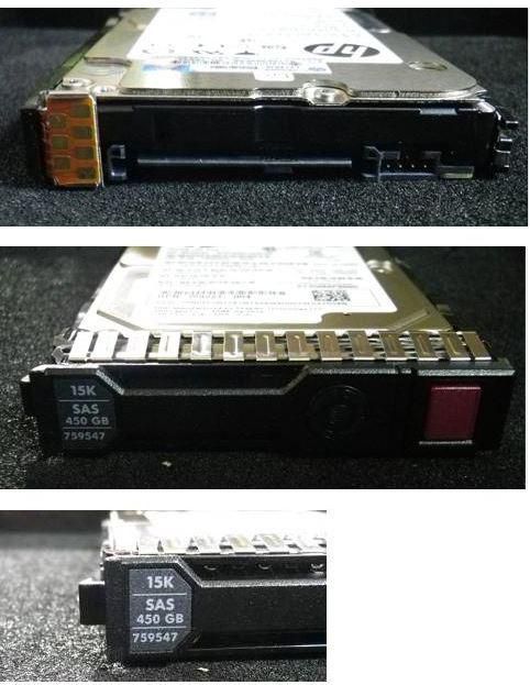 Hewlett Packard Enterprise - Disque dur SAS 2.5" 450 Go 15000 RPM, 12 Gb/s, remplaçant qualifié, pour serveur et baies SmartDrive
