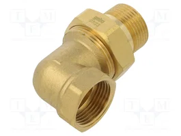 GEBO Coude à 90° G 1'' extérieur/inférieur en laiton CW617N