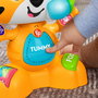 Fisher-Price Banda Animal Tigre HYK91 - Jouet d'éveil interactif avec lumières, 50+ chansons, enregistreur et apprentissage