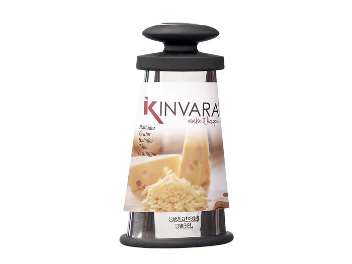Kinvara Râpe en Acier avec Manche en Silicone Noir 8 x 15 x 4 cm (Set de 12) Kinvara Râpe en Acier avec Manche en Silicone Noir 8 x 15 x 4 cm (Set de 12)