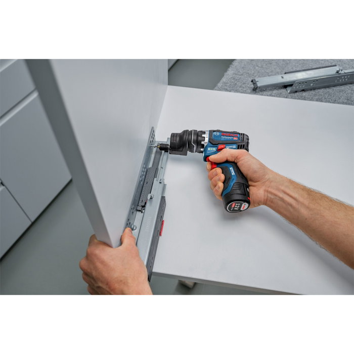 Bosch Professional GSR 12V-32 FC Flexiclick - Perceuse-visseuse sans fil avec 2 batteries 2.0 Ah et accessoires
