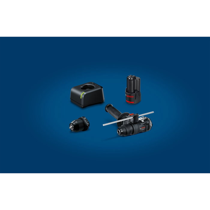 Bosch Professional GSR 12V-32 FC Flexiclick - Perceuse-visseuse sans fil avec 2 batteries 2.0 Ah et accessoires