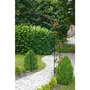 Nature Pergola en métal vert, structure acier plastifié Ø13 mm, dimensions 240 x 140 x 37 cm