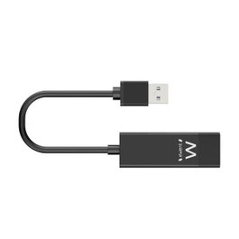 Ewent Adaptateur réseau USB 3.2 vers RJ45 EW1017 Noir