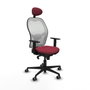 Piqueras y Crespo Chaise de Bureau avec Appui-tête Jorquera 1D036G1 Bordeaux