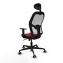 Piqueras y Crespo Chaise de Bureau avec Appui-tête Jorquera 1D036G1 Bordeaux