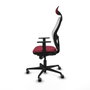 Piqueras y Crespo Chaise de Bureau avec Appui-tête Jorquera 1D036G1 Bordeaux