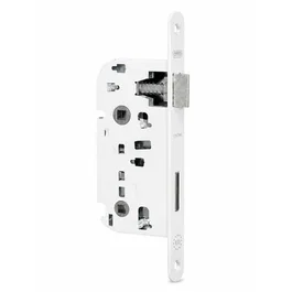 Abus Serrure à encastrer SE 40 BDCC W/G avec bec de condamnation, axe 40 mm, Blanc