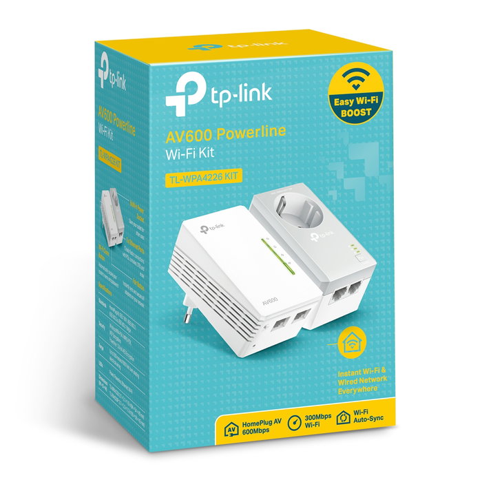 TP-Link Kit d'adaptateurs Powerline Wi-Fi TL-WPA4226 AV600