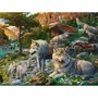 Ravensburger Puzzle 12000719 - 1500 Pièces Loups au Printemps pour Adultes et Enfants Dès 14 Ans, Qualité Supérieure 80 x 60 cm, Illustration Famille de Loups en Forêt