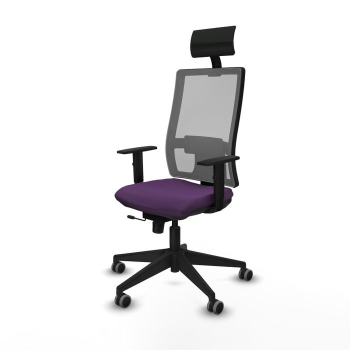 Piqueras y Crespo Chaise de Bureau 1D066G1 Violet et Gris Piqueras y Crespo Chaise de Bureau 1D066G1 Violet et Gris