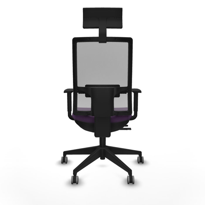 Piqueras y Crespo Chaise de Bureau 1D066G1 Violet et Gris Piqueras y Crespo Chaise de Bureau 1D066G1 Violet et Gris