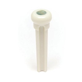 GRAPHTECH TUSQ Chevilles de chevalet 4mm Blanc / Point Paua (Lot de 6)