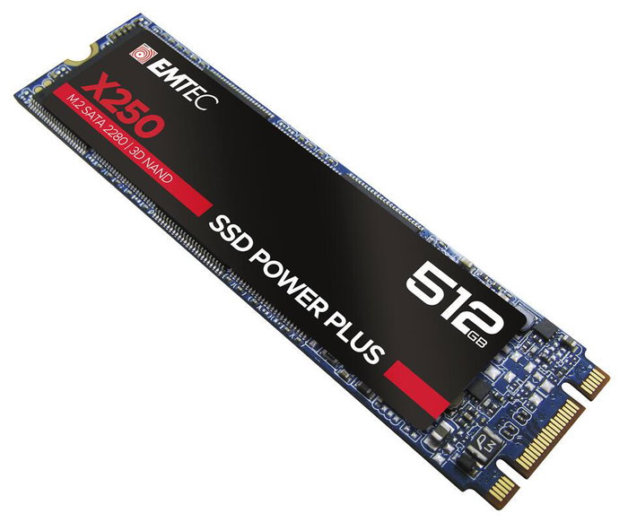 Emtec SSD M.2 X250 512 Go Noir Emtec SSD M.2 X250 512 Go Noir