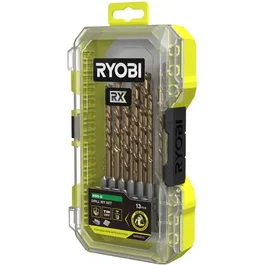 Ryobi Coffret de 13 forets métal HSS-G RX - Ø1 à 10 mm