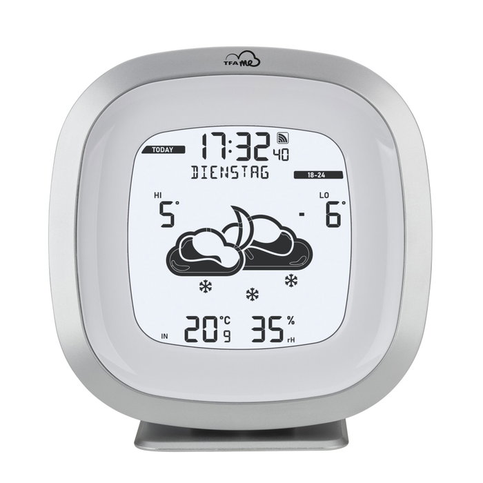 TFA Station météo sans fil WiFi TFA.me ID-03 35.8101.54 Silver / Black TFA Station météo sans fil WiFi TFA.me ID-03 35.8101.54 Silver / Black