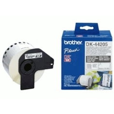 Brother DK-44205 Ruban d'étiquettes continu en papier blanc adhésif removable 12 mm pour QL