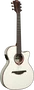 LAG Guitare Acoustique Auditorium Slim Cutaway Tramontane 118 A/E - Ivory White