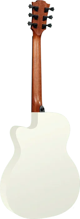 LAG Guitare Acoustique Auditorium Slim Cutaway Tramontane 118 A/E - Ivory White