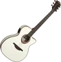 LAG Guitare Acoustique Auditorium Slim Cutaway Tramontane 118 A/E - Ivory White