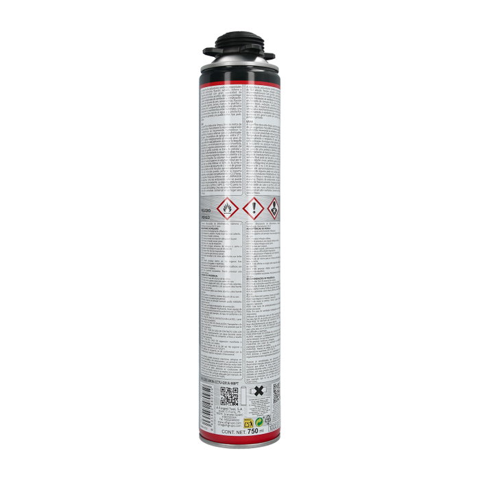 WOLFPACK LINEA PROFESIONAL Mousse Polyuréthane 750 ml pour Pistolet Entry WOLFPACK LINEA PROFESIONAL Mousse Polyuréthane 750 ml pour Pistolet Entry