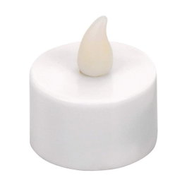 Ambiance Lot de 24 bougies LED effet feu réel Ø4 cm avec temporisateur