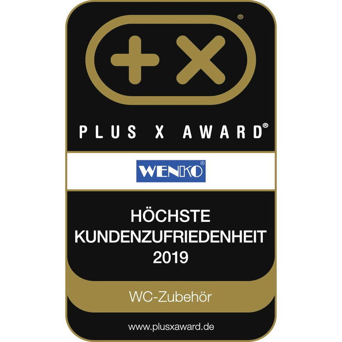 Porte-rouleaux pour Papier Toilette Wenko bosio Acier inoxydable 8 X 18 X 12,5 CM Acier