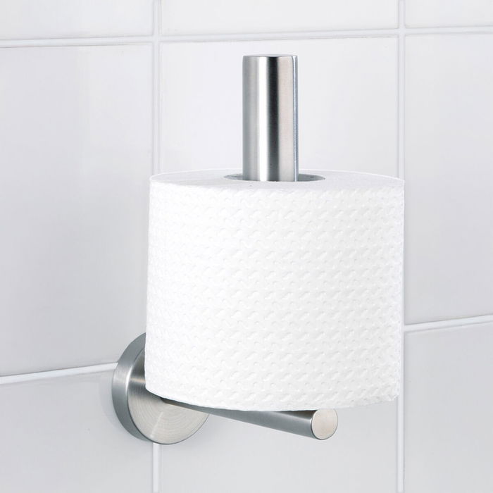 Porte-rouleaux pour Papier Toilette Wenko bosio Acier inoxydable 8 X 18 X 12,5 CM Acier