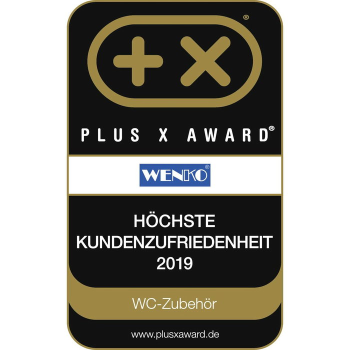 Porte-rouleaux pour Papier Toilette Wenko bosio Acier inoxydable 8 X 18 X 12,5 CM Acier