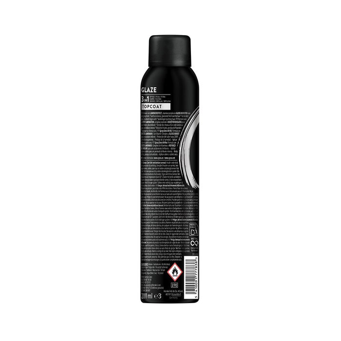 Syoss Glaze Top Coat 3 en 1 200 ml Syoss Glaze Top Coat 3 en 1 200 ml