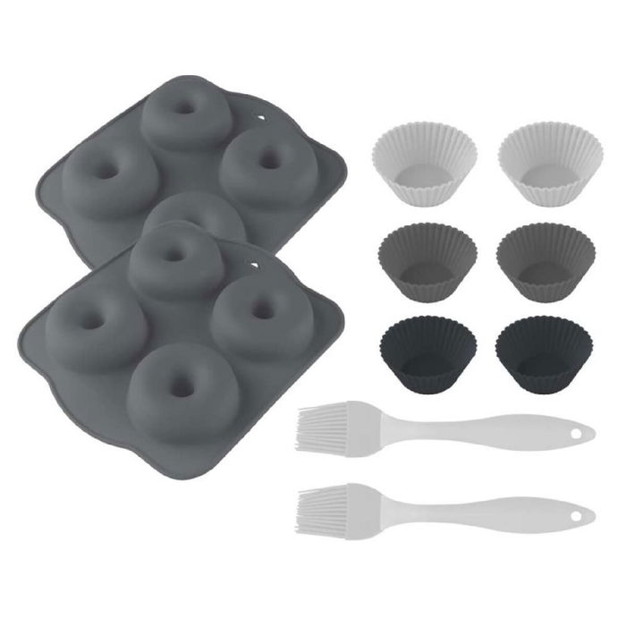 Plateau en silicone réutilisable pour friteuse à air Cecotec SweetBake Pack 10 Pièces Plateau en silicone réutilisable pour friteuse à air Cecotec SweetBake Pack 10 Pièces