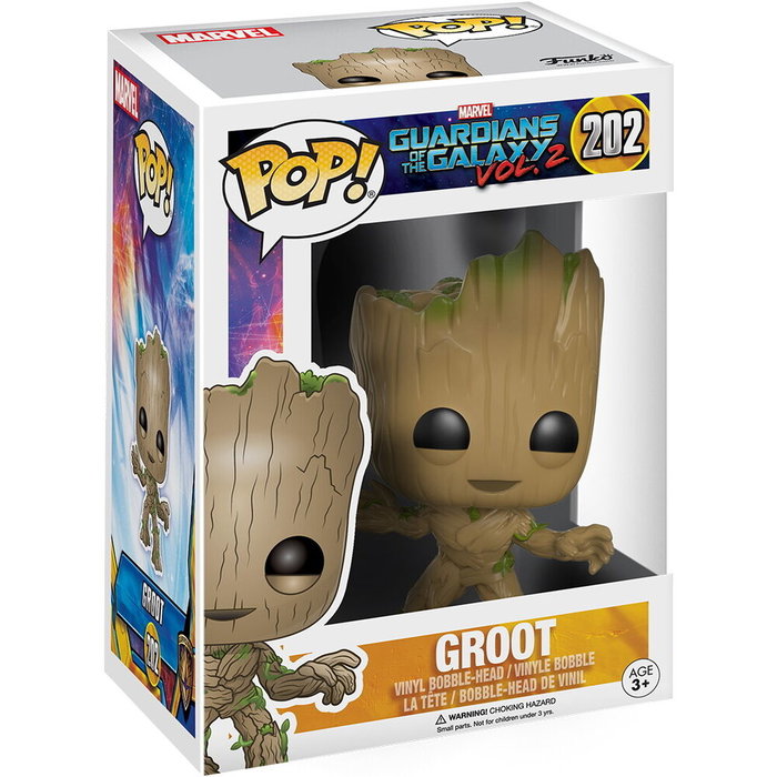 Funko POP Figure Vinyl - Groot - Guardians of the Galaxy 2 - Hauteur 9 cm avec boîte cadeau