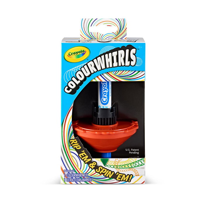 Crayola Colourwhirls - Pinta Peonzas Surtidas 74-7649 - Jeu créatif avec 6 modèles pour réaliser des tourbillons colorés Crayola Colourwhirls - Pinta Peonzas Surtidas 74-7649 - Jeu créatif avec 6 modèles pour réaliser des tourbillons colorés