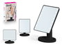 Berilo Miroir LED Rectangulaire Noir 28x6x16 cm avec USB (Set de 12)