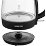 Sencor SWK 2300BK Bouilloire électrique en verre 1,2 L 2200 W avec filtre amovible et base pivotante 360°