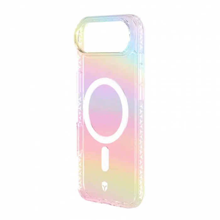 Force Case Coque FC Air MagSafe pour iPhone - Protection Premium Holographique avec Compatibilité MagSafe