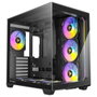Antec C5 Boîtier PC Gaming Midi Tower Noir, ATX/micro ATX/ITX, 7 emplacements, USB-C, 3 ventilateurs latéraux 120mm