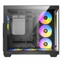 Antec C5 Boîtier PC Gaming Midi Tower Noir, ATX/micro ATX/ITX, 7 emplacements, USB-C, 3 ventilateurs latéraux 120mm