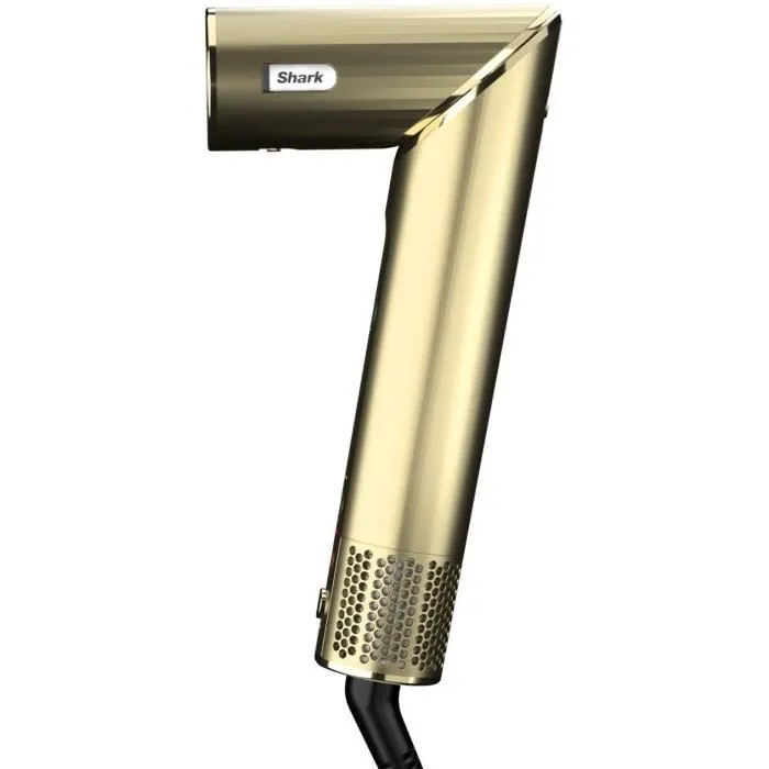 Shark FlexStyle Styler et Sèche-cheveux 4-en-1 - Édition limitée Gold - 1650 W - 4 accessoires - Boucleur, Embout, Brosse, Concentrateur