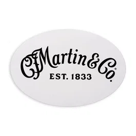 Martin Adhésif Blanc Logo Noir