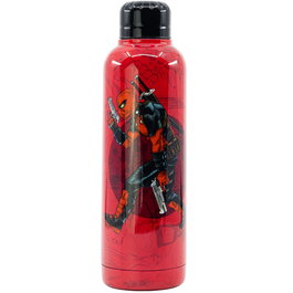 STOR Bouteille isotherme en acier inoxidable Marvel Deadpool 515 ml - Capacité 515 ml, haute qualité, maintient les boissons chaudes et froides