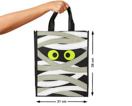 Atosa Sac de bonbons en tissu design momie 38x31 cm avec anse