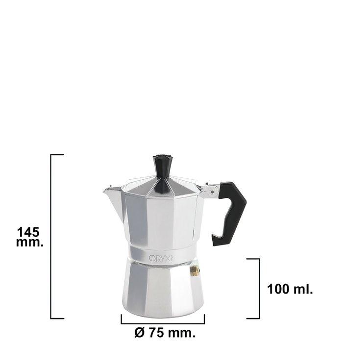 ORYX Cafetière en aluminium Classic 2 tasses (100 ml.)
