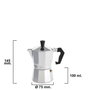 ORYX Cafetière en aluminium Classic 2 tasses (100 ml.)