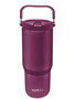 QUOKKA Vaso Cool Termo en Acier Inoxydable avec Anse Core Burgundy 860 ml