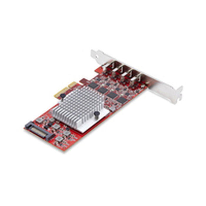 Câble USB Startech P10Q4C-USB-CARD Rouge