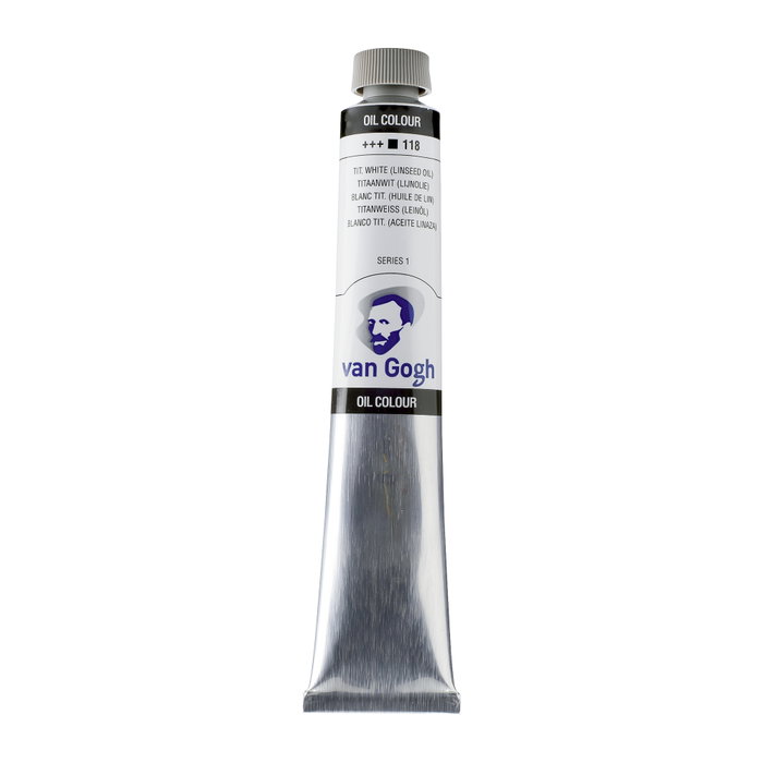Van Gogh Peinture à l'huile Blanc de titane 60 ml Van Gogh Peinture à l'huile Blanc de titane 60 ml