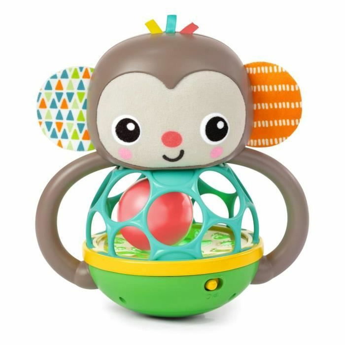 Bright Starts Jouet hochet musical et lumineux Grab - Giggle Monkey avec Oball Bright Starts Jouet hochet musical et lumineux Grab - Giggle Monkey avec Oball