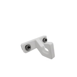 Micel Crochet de fin de store TLD11 en nylon blanc, 65 x 57,5 x 35,5 mm