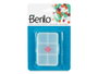 BERILO Pilulier en plastique 6 compartiments transparent